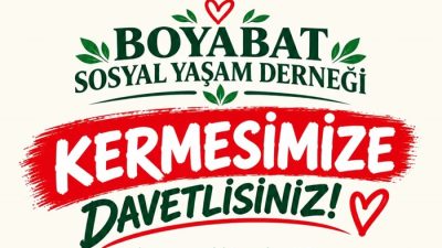 Boyabat Sosyal Yaşam Derneği öncülüğünde 11 Eylül Cuma günü Büyük