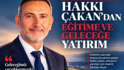 Sinop OSB Başkanı Hakkı Çakan, üretim hamlelerinin yanı sıra anaokulu