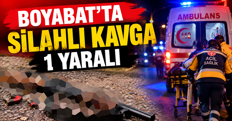 Boyabat'ta Gece Yarısı Silahlı Saldırı: 1 Yaralı 1 Boyabat Saraydüzü yolu kavşağında gece yarısı meydana gelen silahlı olayda H.E. yaralandı. Boyabat son dakika asayiş haberleri ve detaylar için tıkla!