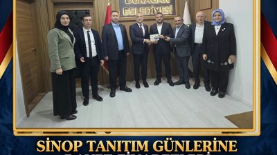 İstanbul Maltepe’deki Sinop Tanıtım Günleri öncesi SİNDERKON Başkanı Hasan Dalkıran,