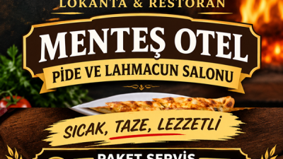 Boyabat Menteş Otel Pide ve Lahmacun Salonu’nda sıcacık pide lezzetleri.