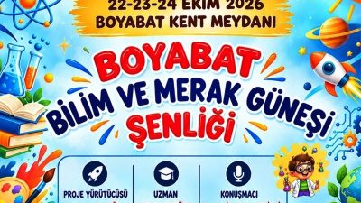 TÜBİTAK 4007 Boyabat Bilim Şenliği 22-24 Ekim'de Kent Meydanı'nda! 40