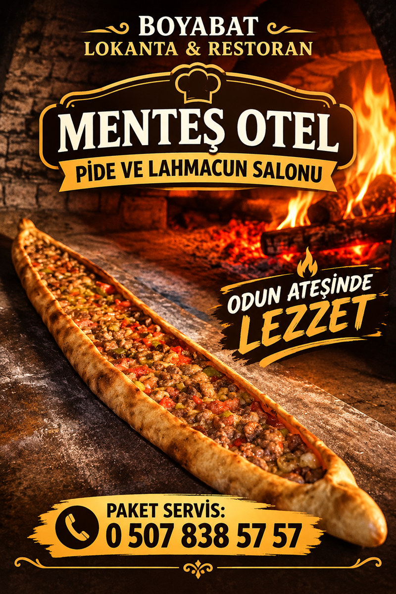 Boyabat’ta Lezzetin Doğru Adresi: Menteş Otel Pide, Lahmacun ve Mantı Salonu!57