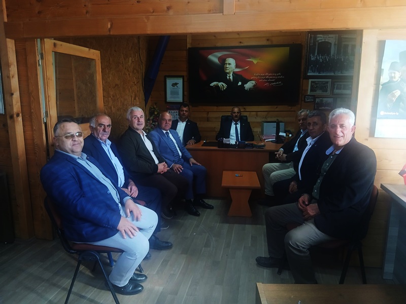 THK Sinop Şube Başkanı Atilla Tezin ve yönetimi, 19 Ekim