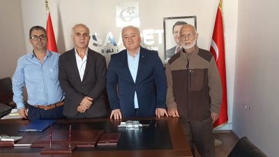 Saadet Partisi heyetinden Sinop sivil toplumunun tanınan ismi Yaşar Coşkun’a